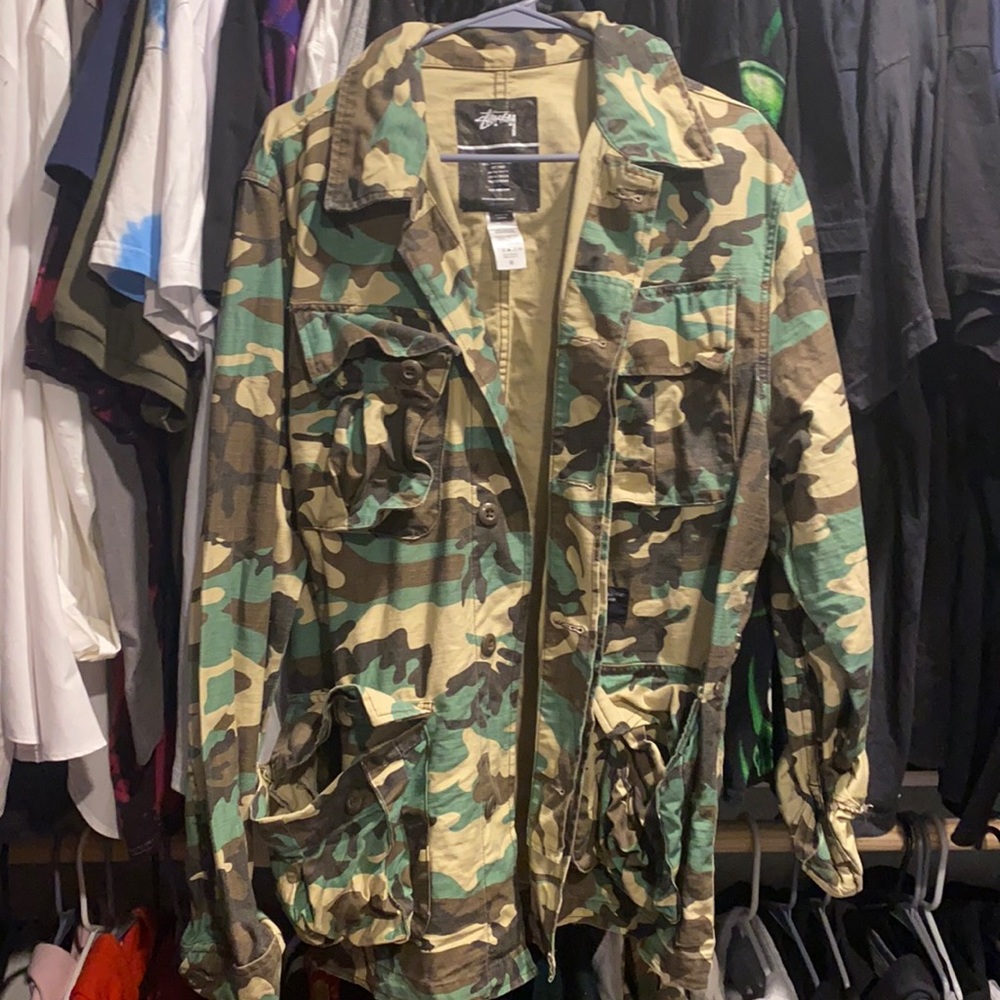 Stussy Camo Military Jacket